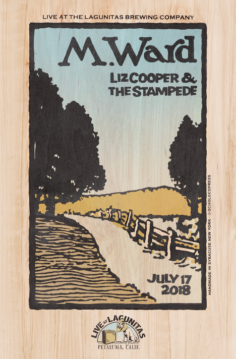 M.Ward | Liz Cooper & the Stampede - poster