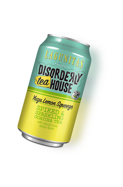 Lagunitas Brewing Company 12oz Can Disorderly TeaHouse Yuzu Lemon Squeeze Sideways