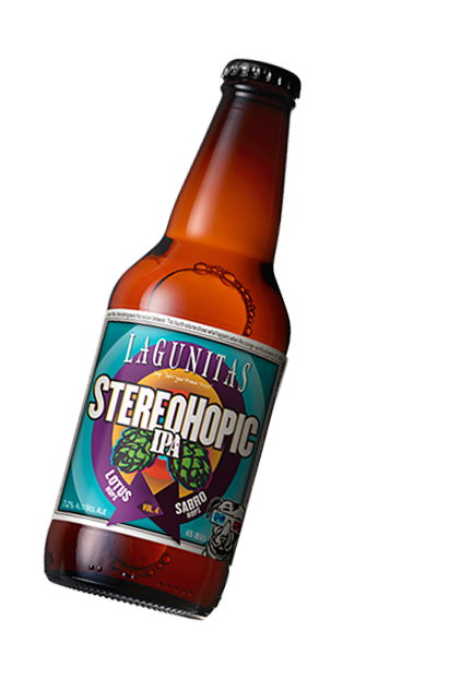 Lagunitas Brewing Company StereoHopic Volume 4 12oz Bottle Sideways