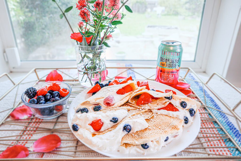 Lagunitas Mixed-Up Berries Disorderly TeaHouse Crepes