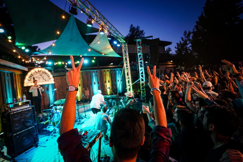 Petaluma, CA - July 18, 2017: BadBadNotGood perform at Live at Lagunitas, Lagunitas Brewing Company on July 18, 2017 in Petaluma, CA